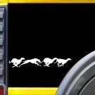 Racing Greyhounds K545 2x11 inch Sticker greyhound dog decal Racing Greyhounds K545 2x11 inch Sticker greyhound dog decal