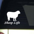Sheep Life Sticker *I917* 6 inch decal