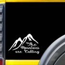 The Mountains are Calling L167 8 inch Sticker Mountain decal