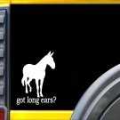 Got long ears Mule K339 6 inch decal donkey sticker