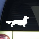 Longhaired Dachshund Sitcker *I855* 8.5 inch wide decal ˜ Longhaired Dachshund Sitcker *I855* 8.5 inch wide decal ˜
