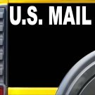 U.S. Mail M150 18" Wide Sticker decal mail carrier mailman post office