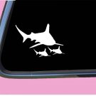 Shark Family Sticker TP 400 vinyl 6" Decal song mama mom mommy Shark Family Sticker TP 400 vinyl 6" Decal song mama mom mommy