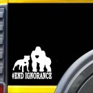 #End Ignorance K528 Sticker 8" vinyl sticker pitbull Harambe decal #End Ignorance K528 Sticker 8" vinyl sticker pitbull Harambe decal