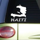 Haiti *I114* 7" Sticker decal country flag island