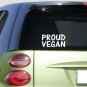 Proud Vegan 6" sticker *E852* decal vegetarian recipe diet meatless vegans