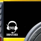 911 Dispatcher Headset K488 6 inch Sticker dispatch decal
