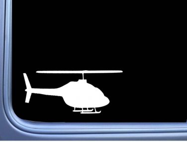 Helicopter 8" sticker J780 decal sticker pilot