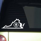 Appalachian Trail Virginia *I991* 8 inch Hiking Sticker decal Appalachian Trail Virginia *I991* 8 inch Hiking Sticker decal