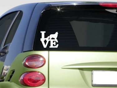 Aussie love 6" STICKER *F237* DECAL mini aussie australian shepherd dog breed