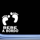 Bebe a Bordo L760 6 inch Sticker baby on board Decal