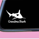 Grandma Shark Sticker TP 399 vinyl 8" Decal song mama mom mommy