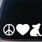 Peace love Koala sticker *H127* 8" vinyl australia