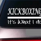Kickboxing sticker decal *E356* black belt master judo spar karate mma grappling