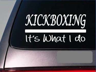Kickboxing sticker decal *E356* black belt master judo spar karate mma grappling