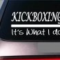 Kickboxing sticker decal *E356* black belt master judo spar karate mma grappling