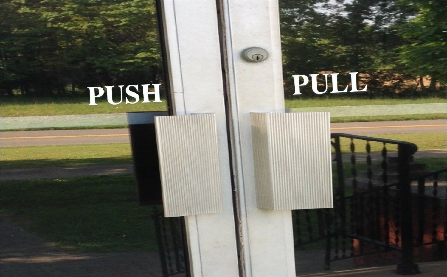 Push Pull Signs Sticker Decal Business Door 8 Inch E200 Vinyl Store Shop