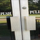 Push Pull signs sticker decal business door 8 inch *E200* vinyl store shop