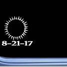 August 21 2017 Eclipse L406 6" decal sticker sun moon total solar