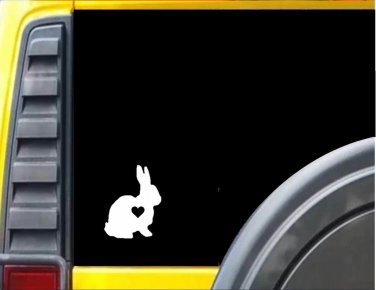 Rabbit Decal little heart Sticker *J459*