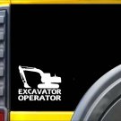 Excavator Operator K287 6 inch sticker backhoe decal