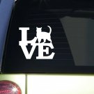 Love Cat 6" sticker decal *F72* cats kitten catfood catnip scratching post toys Love Cat 6" sticker decal *F72* cats kitten catfood catnip scratching post toys
