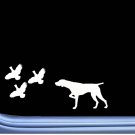 German Shorthair Pointer 3 Quail L447 8 inch shorthaired dog decal German Shorthair Pointer 3 Quail L447 8 inch shorthaired dog decal
