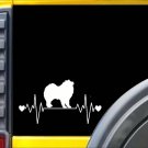 Samoyed Lifeline K529 6 Inch sticker heartbeat decal