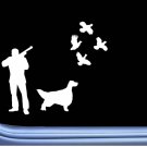 English Setter Quail hunting TP 375 vinyl 6" Decal Sticker pheasant box bird English Setter Quail hunting TP 375 vinyl 6" Decal Sticker pheasant box bird