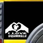 Squirrel Hands Heart Sticker k095 8 inch feeder decal