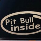 Pit Bull Decal Sticker Car Window 6" *B196* Pit Bull Decal Sticker Car Window 6" *B196*