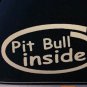 Pit Bull Decal Sticker Car Window 6" *B196*