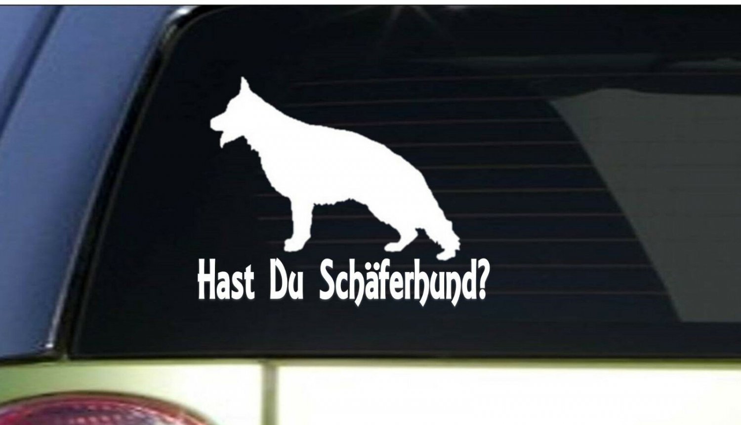 Hast du schaferhund <em>I164</em> 6&quot; Sticker decal german shepherd schutzhund