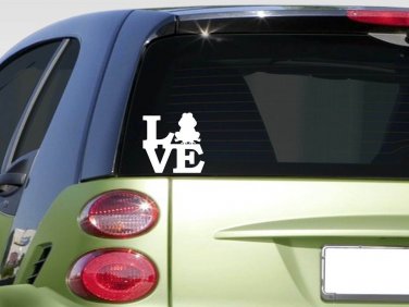 Frog love 6" STICKER *F184* DECAL toad hop lilypad pond bullfrog legs treefrog