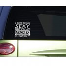 Sexy Archer 6" sticker *G009* decal bowhunting deer stand buck grunt camo doe