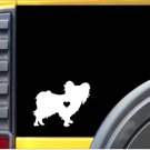Papillon Little Heart *J528* 6" Decal Sticker