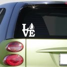 Love oil sticker decal *f439* essential oil oregano lavender drill well