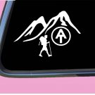 Appalachian Trail Man Hiking TP159 vinyl 6" Decal Sticker app camper boots trail Appalachian Trail Man Hiking TP159 vinyl 6" Decal Sticker app camper boots trail