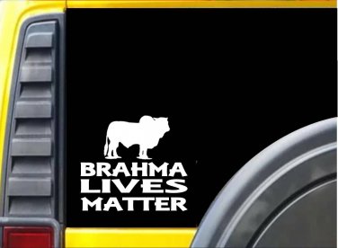 Brahma Lives Matter Sticker k127 6 inch cattle bull decal