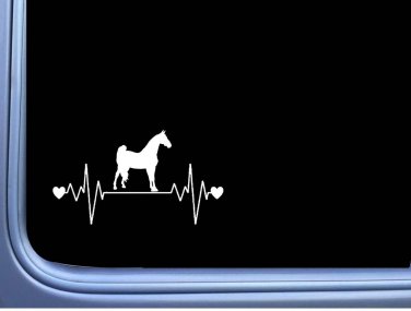 Morgan Lifeline Sticker L744 8 inch Horse rescue Heartbeat decal