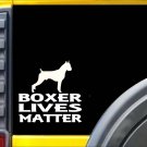 Boxer Lives Matter Sticker k190 6 inch cropped dog decal