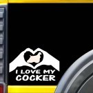 Cocker Spaniel Hands Heart Sticker k080 8 inch american cocker dog decal Cocker Spaniel Hands Heart Sticker k080 8 inch american cocker dog decal