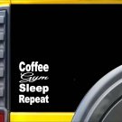 Coffee sleep Gym K835 8 inch Sticker lifting gym decal
