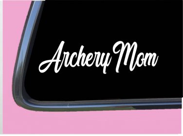 Archery Mom TP146 vinyl 8" Decal Sticker bow arrow