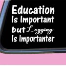 Logging Important TP090 vinyl 6" Decal Sticker logger chainsaw