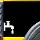 Plumber Faucet K288 6 inch decal plumbing window sticker