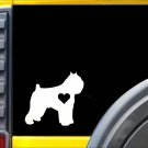 Bouvier des flandres Little Heart K759 Dog Decal Sticker 6" decal