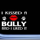 American Bully kissed L845 8" dog window decal sticker