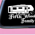 Fifth Wheel Family TP026 vinyl 6" Decal Sticker camper boots trail sleeping bag Fifth Wheel Family TP026 vinyl 6" Decal Sticker camper boots trail sleeping bag
