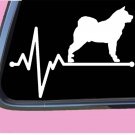 Akita Lifeline TP 236 vinyl 8" Decal Sticker dog japanese inu